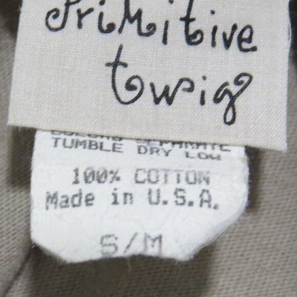 Primitive Twigs Vintage Cotton Maxi Skirt SIZE s/m Artsy, Made in USA - Picture 8 of 11